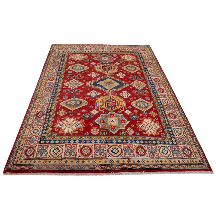 Hand knotted Kazak Carpet 5' 4" x 7' 8" - No. AL98966
