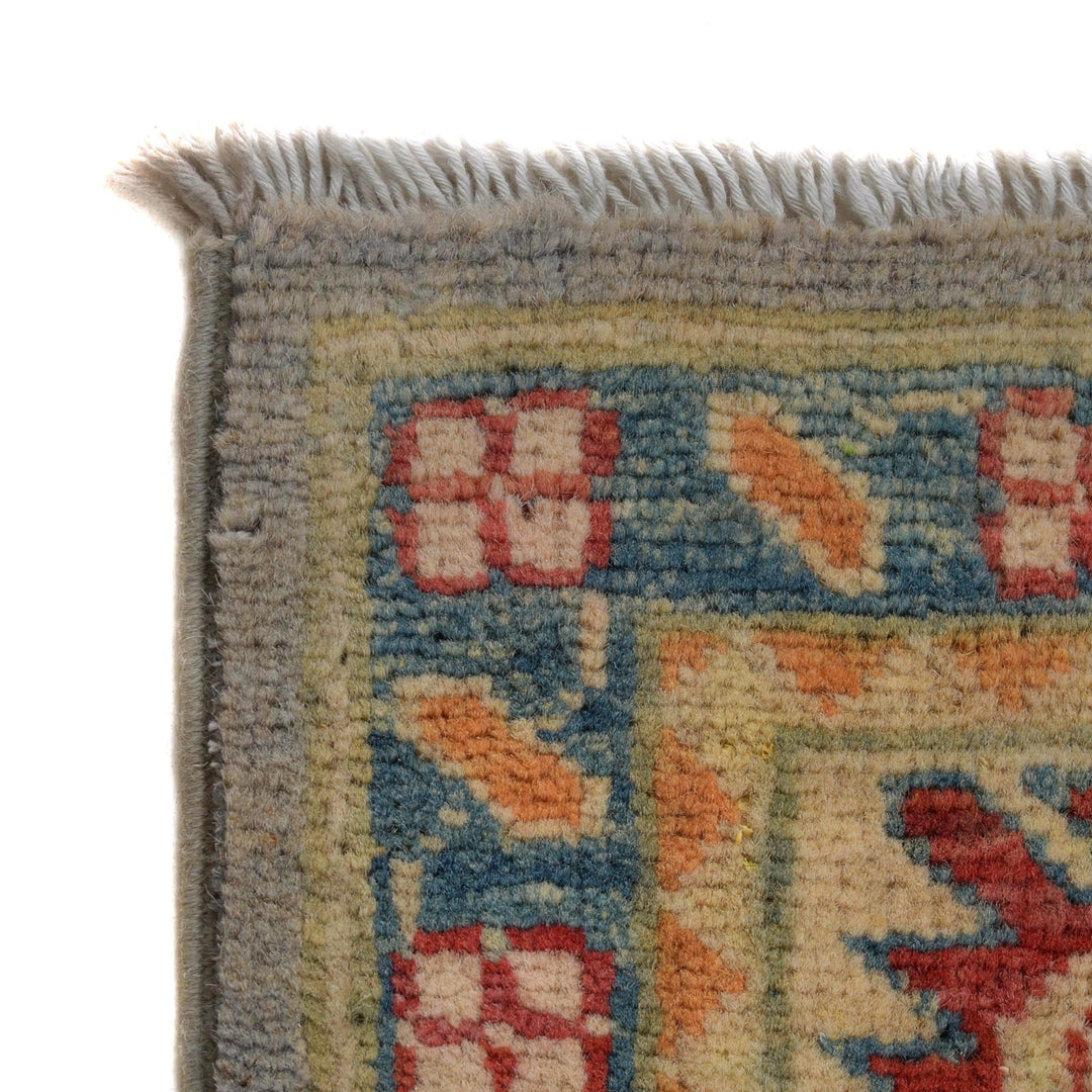 Hand Knotted Kazak Oriental Rug 4' 2" x 5' 11" - No. AL14492