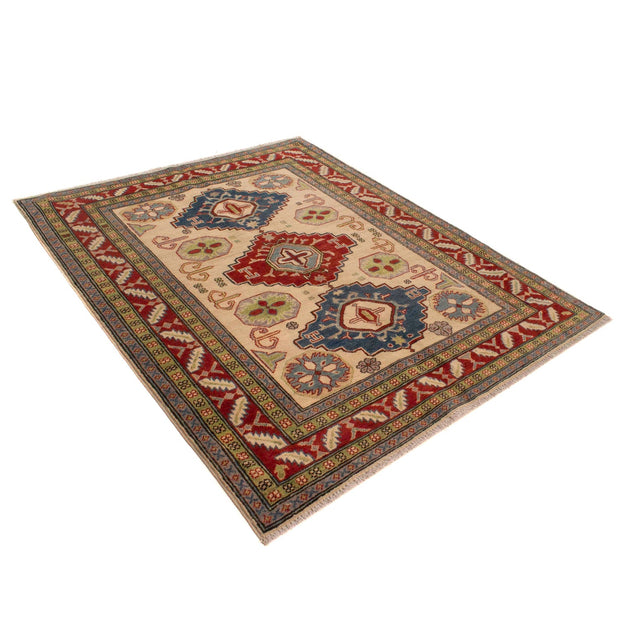 Hand knotted Kazak Carpet 5' 0" x 6' 4" - No. AL13165