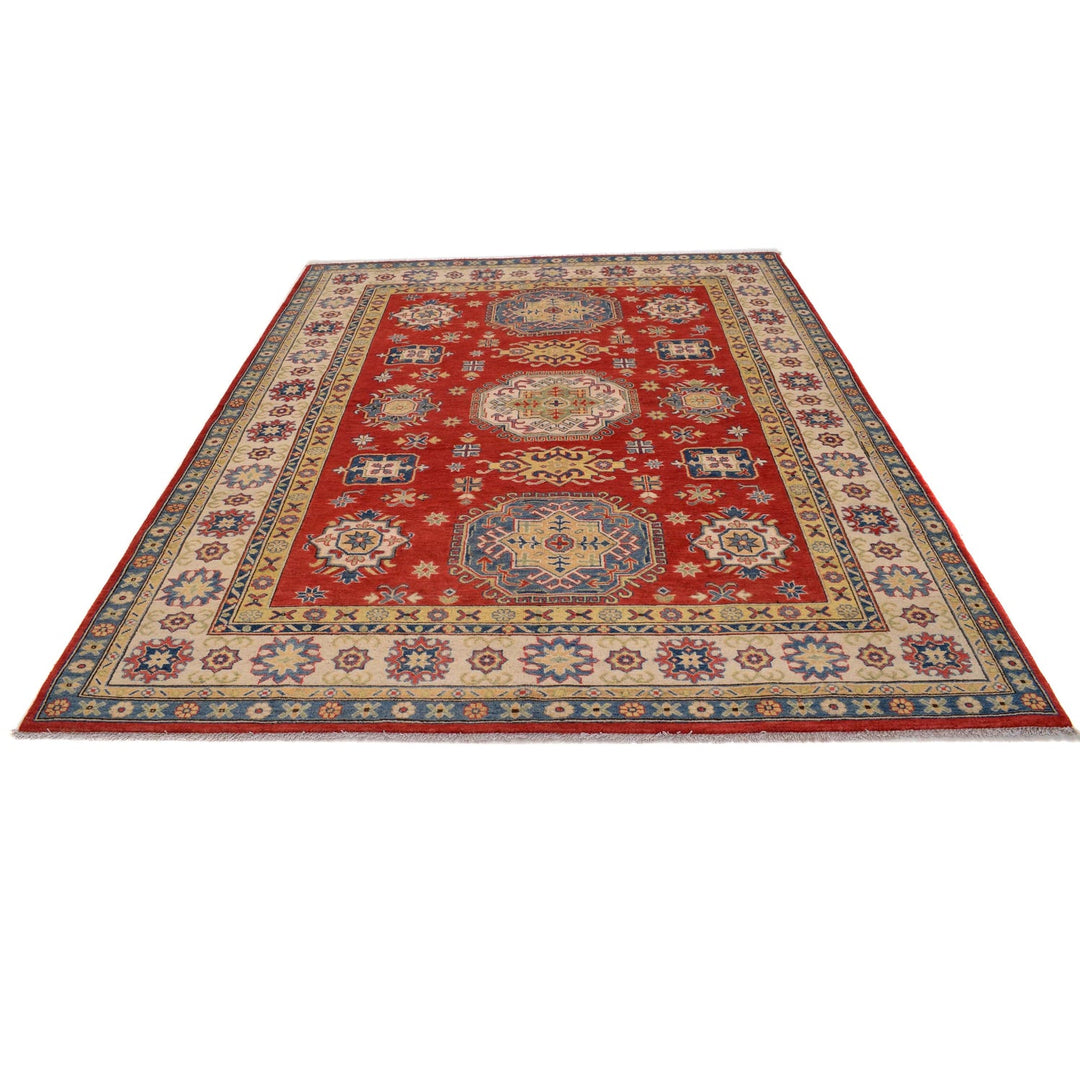 Hand knotted Kazak Rugs 6' 7" x 8' 11" - No. AL33955