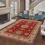 Hand knotted Kazak Rugs 6' 7" x 8' 11" - No. AL33955