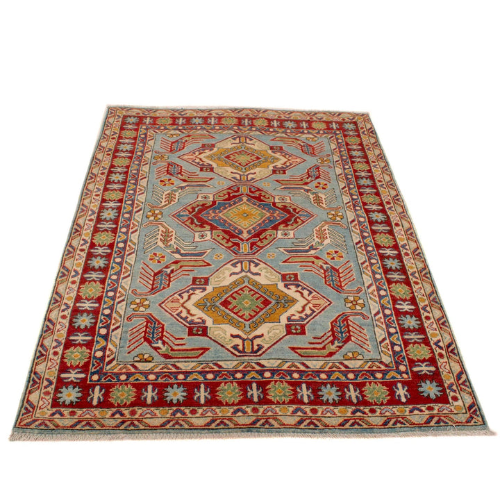 Hand knotted Kazak Carpet 3' 11" x 5' 5" - No. AL72665