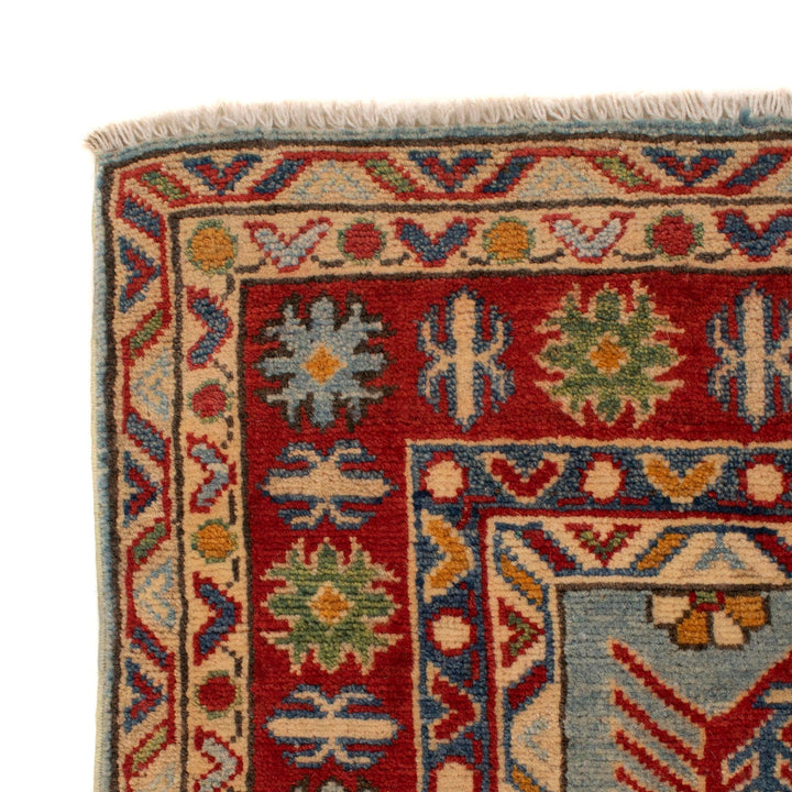 Hand knotted Kazak Carpet 3' 11" x 5' 5" - No. AL72665