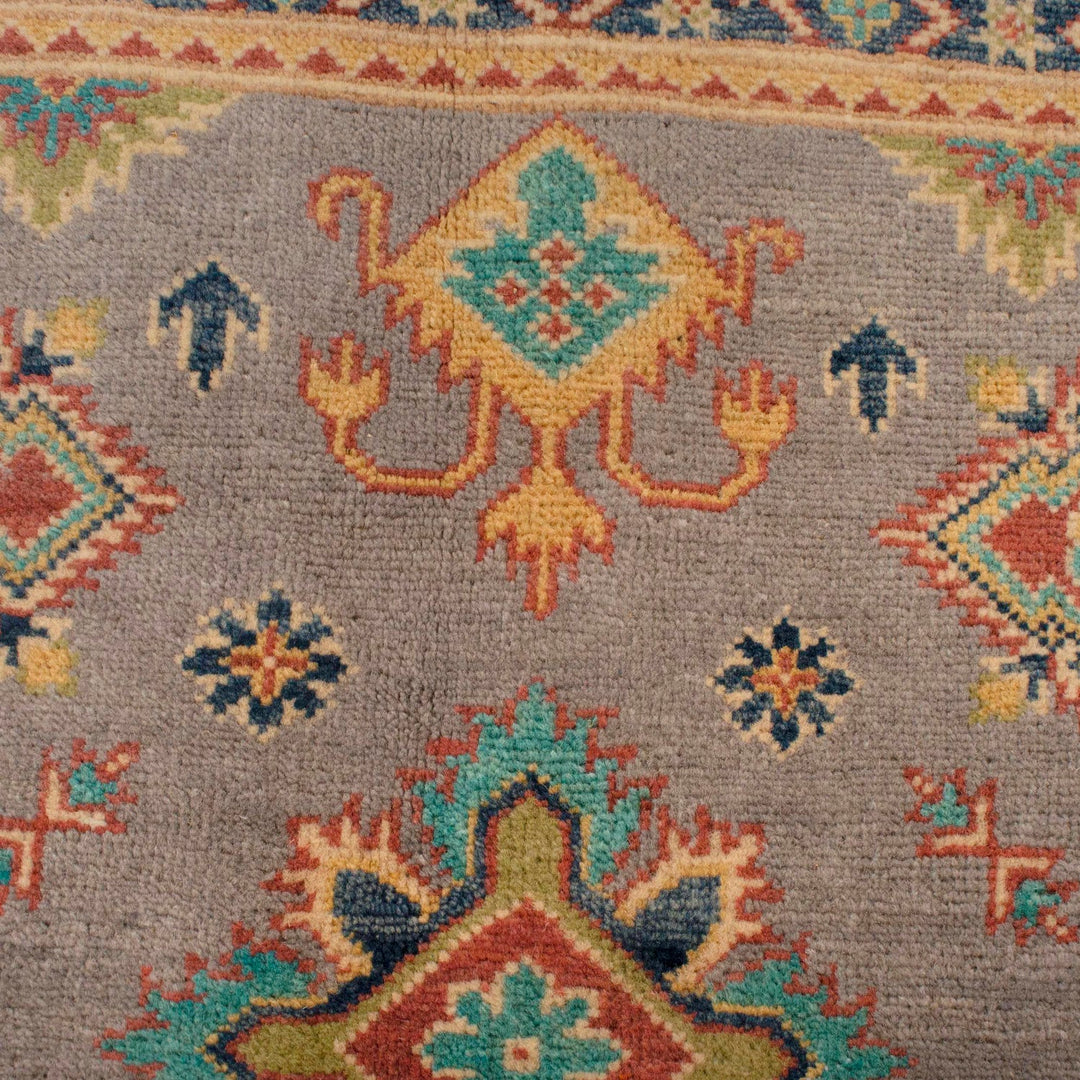 Oriental Kazak Rug 4' 0" x 5' 8" - No. AL97649