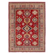 Hand knotted Kazak Carpet 5' 7" x 7' 7" - No. AL81424