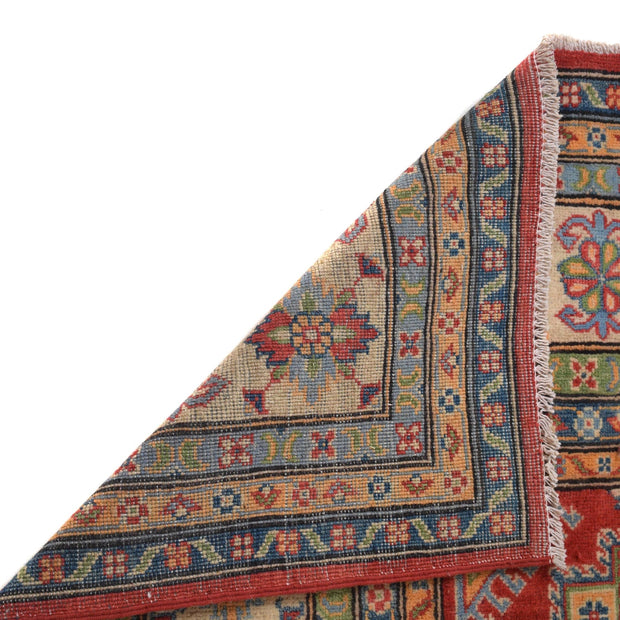 Handmade Kazak Area Rug 8' 1" x 9' 11" - No. AL28614