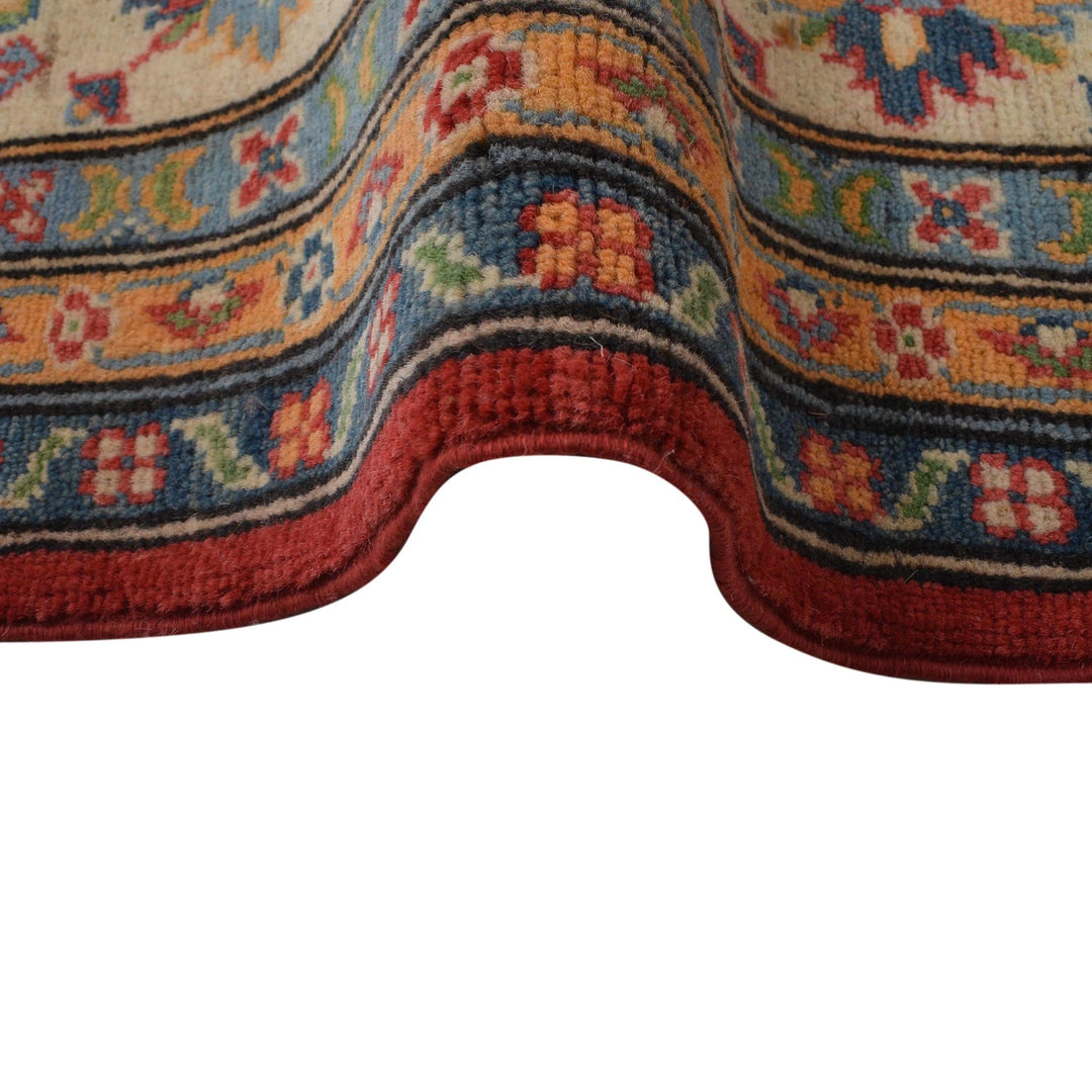 Handmade Kazak Area Rug 8' 1" x 9' 11" - No. AL28614