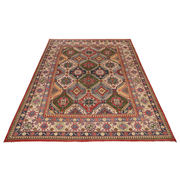 Handmade Kazak Area Rug 9' 0" x 11' 8" - No. AL91568