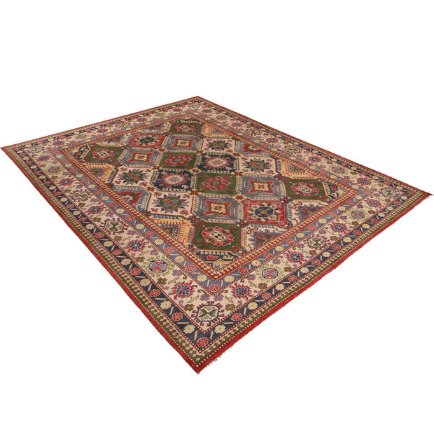 Handmade Kazak Area Rug 9' 0" x 11' 8" - No. AL91568