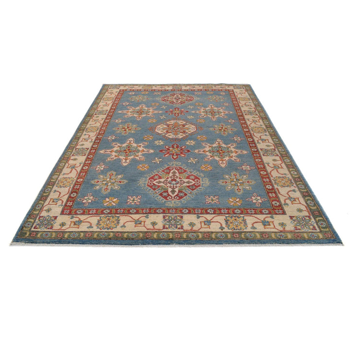 Hand knotted Kazak Rugs 6' 7" x 9' 3" - No. AL64514