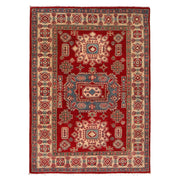 Red Kazak Rug 3' 10" x 5' 4" - No. AL40007