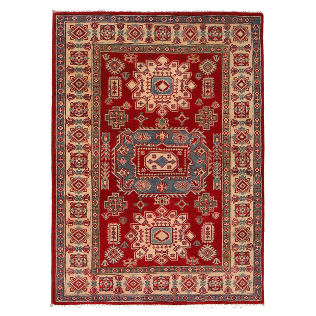 Red Kazak Rug 3' 10" x 5' 4" - No. AL40007