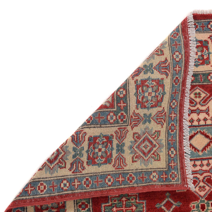 Red Kazak Rug 3' 10" x 5' 4" - No. AL40007