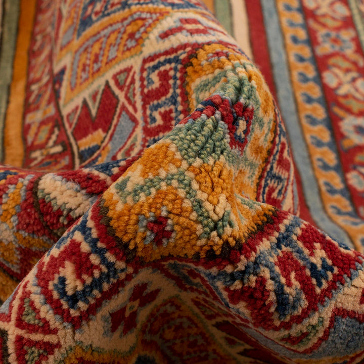 Hand Knotted Khurjeen Oriental Rug 4' 0" x 5' 11" - No. AL20760