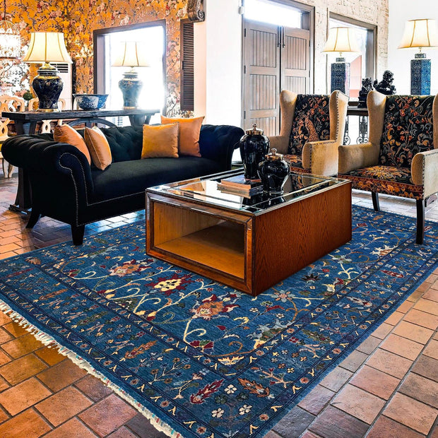 Blue Color Sultani Rug 8' 3" x 9' 8" - No. AL20924