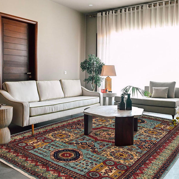 Oriental Mamluk Area Rug 6' 1" x 7' 10" - No. AL41960