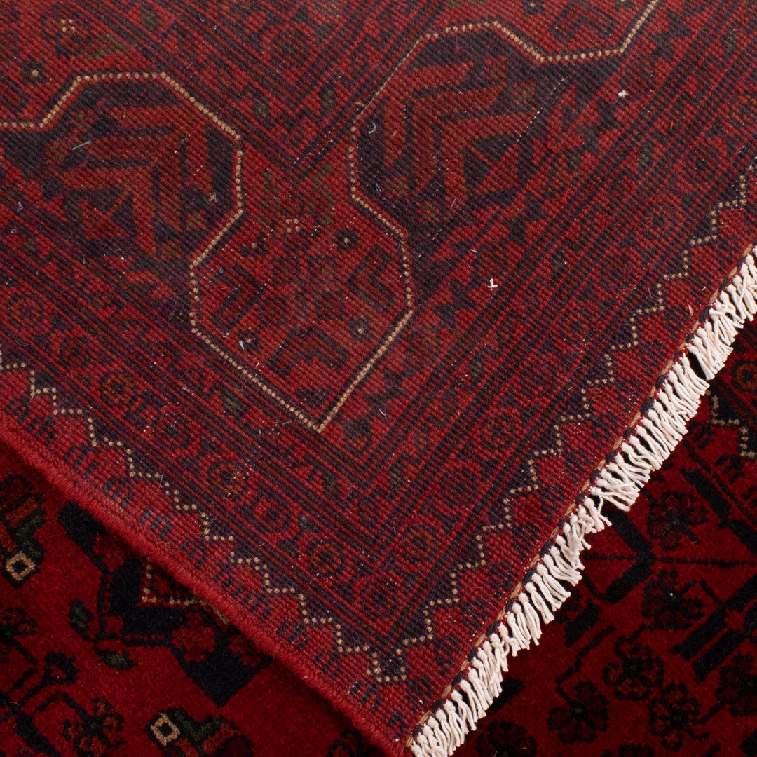 Handwoven Khal Mohammadi Afghan Carpet 6' 4" x 9' 9" - No. AL17936