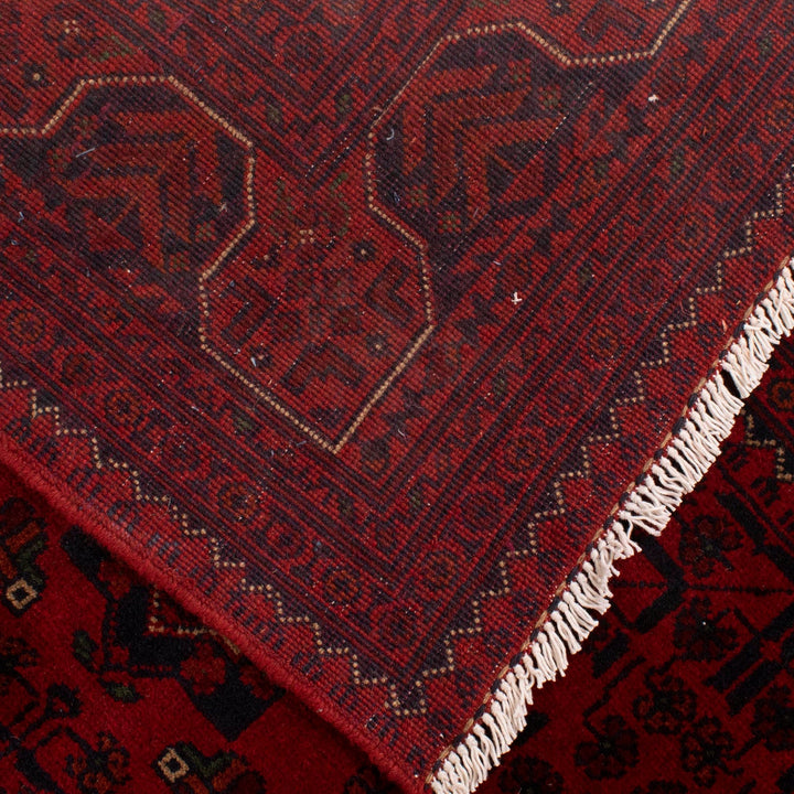 Handwoven Khal Mohammadi Afghan Carpet 6' 4" x 9' 9" - No. AL17936