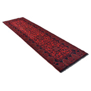 Red Color Afghan Area Runner Rug 2' 8" x 6' 0" - No. AL93429