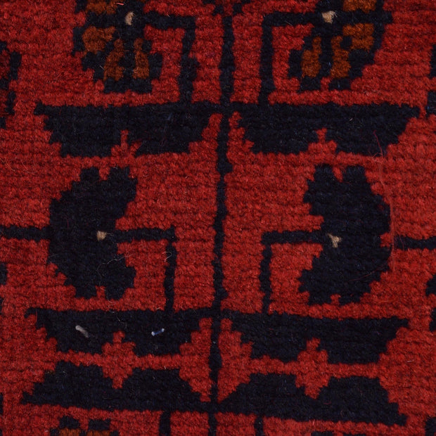 Red Color Afghan Area Runner Rug 2' 8" x 6' 0" - No. AL93429