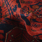 Red Color Afghan Area Runner Rug 2' 8" x 6' 0" - No. AL93429