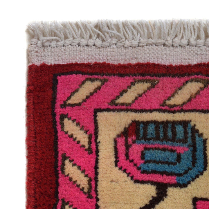 Handcrafted Afghan War Rug 4' 2" x 6' 2" - No. AL47720