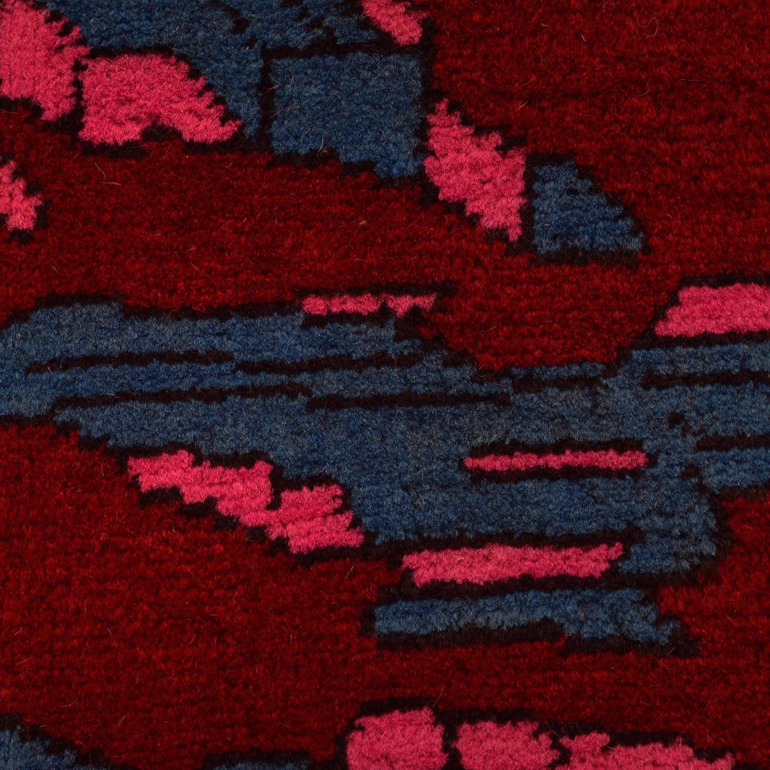 Handcrafted Afghan War Rug 4' 2" x 6' 2" - No. AL47720