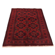 Red Color Khal Mohammadi Rug 3' 3" x 4' 11" - No. AL78277
