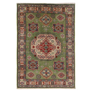 Hand Knotted Kazak Oriental Rug 3' 10" x 5' 10" - No. AL87919