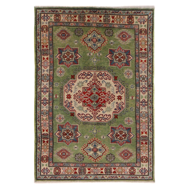 Hand Knotted Kazak Oriental Rug 3' 10" x 5' 10" - No. AL87919