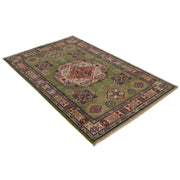 Hand Knotted Kazak Oriental Rug 3' 10" x 5' 10" - No. AL87919