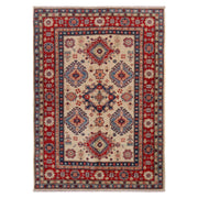 Hand Knotted Kazak Oriental Rug 3' 11" x 5' 10" - No. AL82292