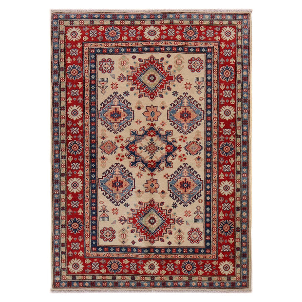 Hand Knotted Kazak Oriental Rug 3' 11" x 5' 10" - No. AL82292