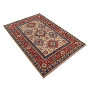 Hand Knotted Kazak Oriental Rug 3' 11" x 5' 10" - No. AL82292