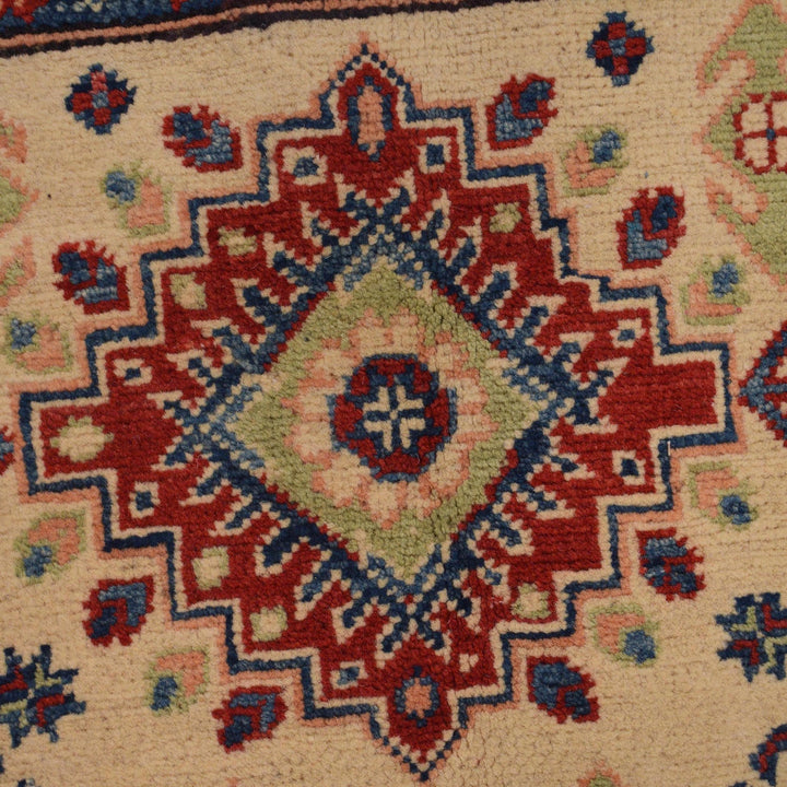 Hand Knotted Kazak Oriental Rug 3' 11" x 5' 10" - No. AL82292