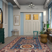 Handmade Kazak Area Rug 4' 1" x 5' 11" - No. AL76528