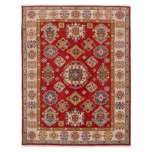 Red Color Kazak Rug 5' 0" x 6' 7" - No. AL17711