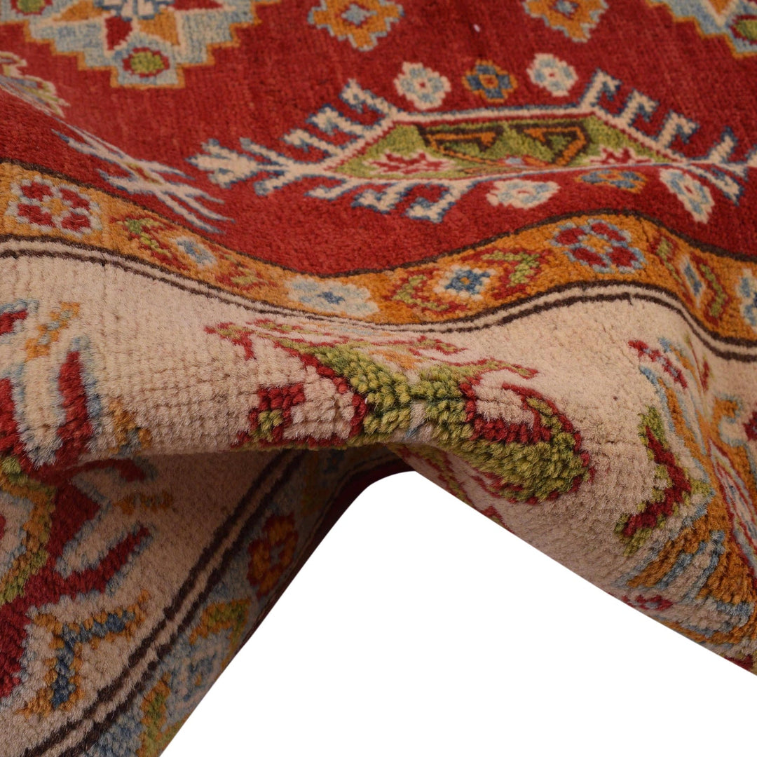 Red Color Kazak Rug 5' 0" x 6' 7" - No. AL17711