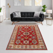Red Color Kazak Rug 5' 0" x 6' 7" - No. AL17711