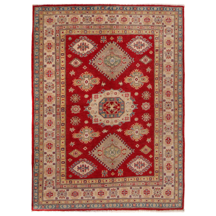 Red Color Kazak Rug 4' 11" x 6' 10" - No. AL27766