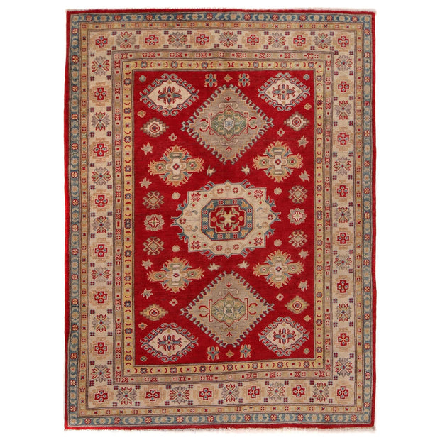 Red Color Kazak Rug 4' 11" x 6' 10" - No. AL27766