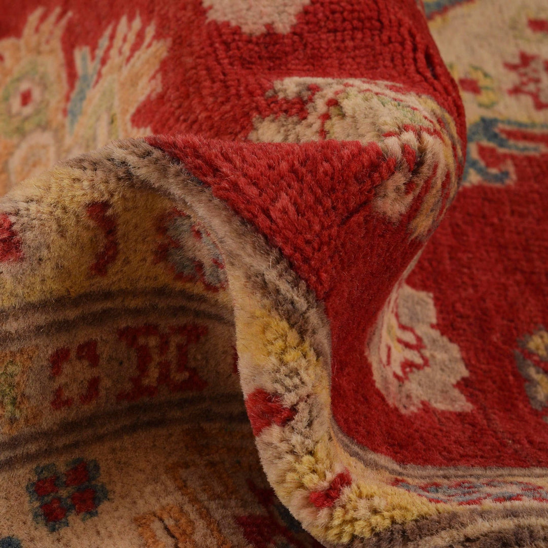 Red Color Kazak Rug 4' 11" x 6' 10" - No. AL27766