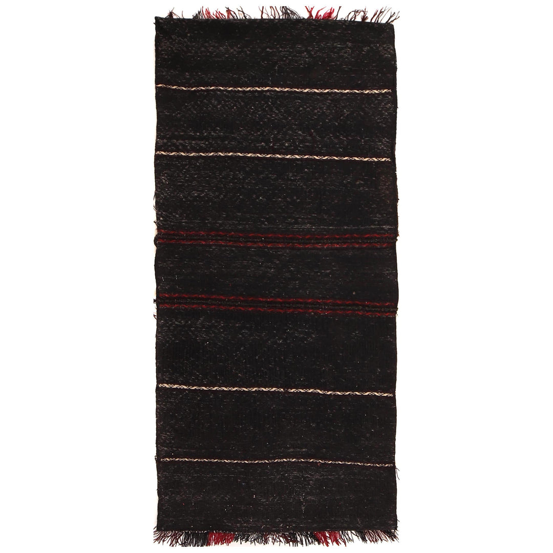 Afghan Baluchi Rug 2' 7" x 5' 8" Hand-Knotted detail