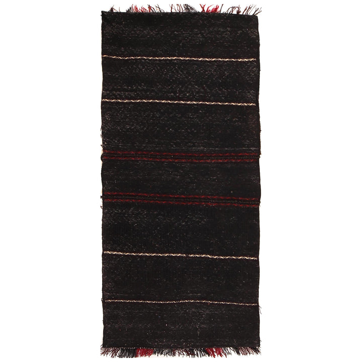 Afghan Baluchi Rug 2' 7" x 5' 8" Hand-Knotted detail