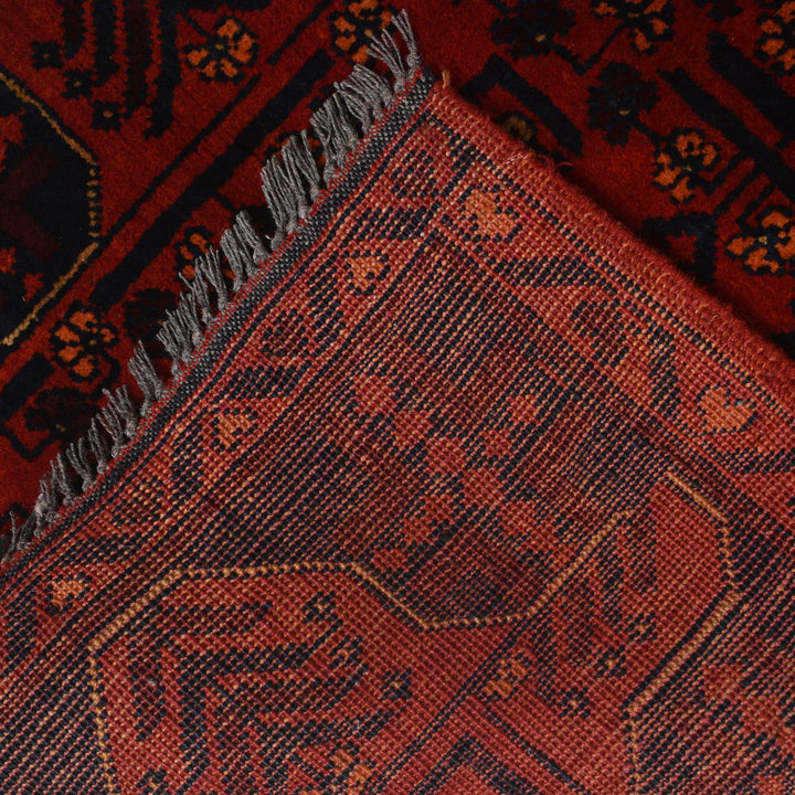 Red Color Khal Mohammadi Runner Rug 2' 1" x 9' 5" - No. AL61995