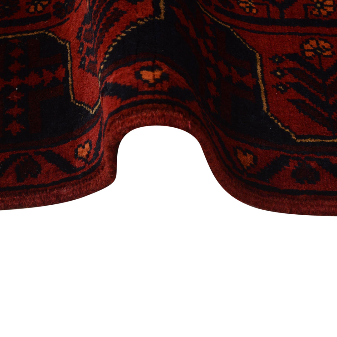 Red Color Khal Mohammadi Runner Rug 2' 1" x 9' 5" - No. AL61995