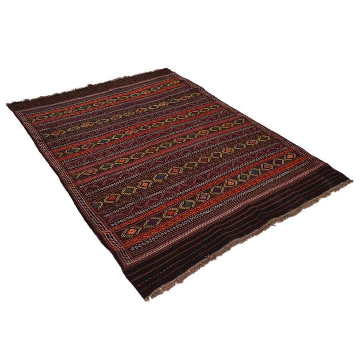 Afghan Laghari Kilim 4' 9" x 6' 7" - No. AL99968