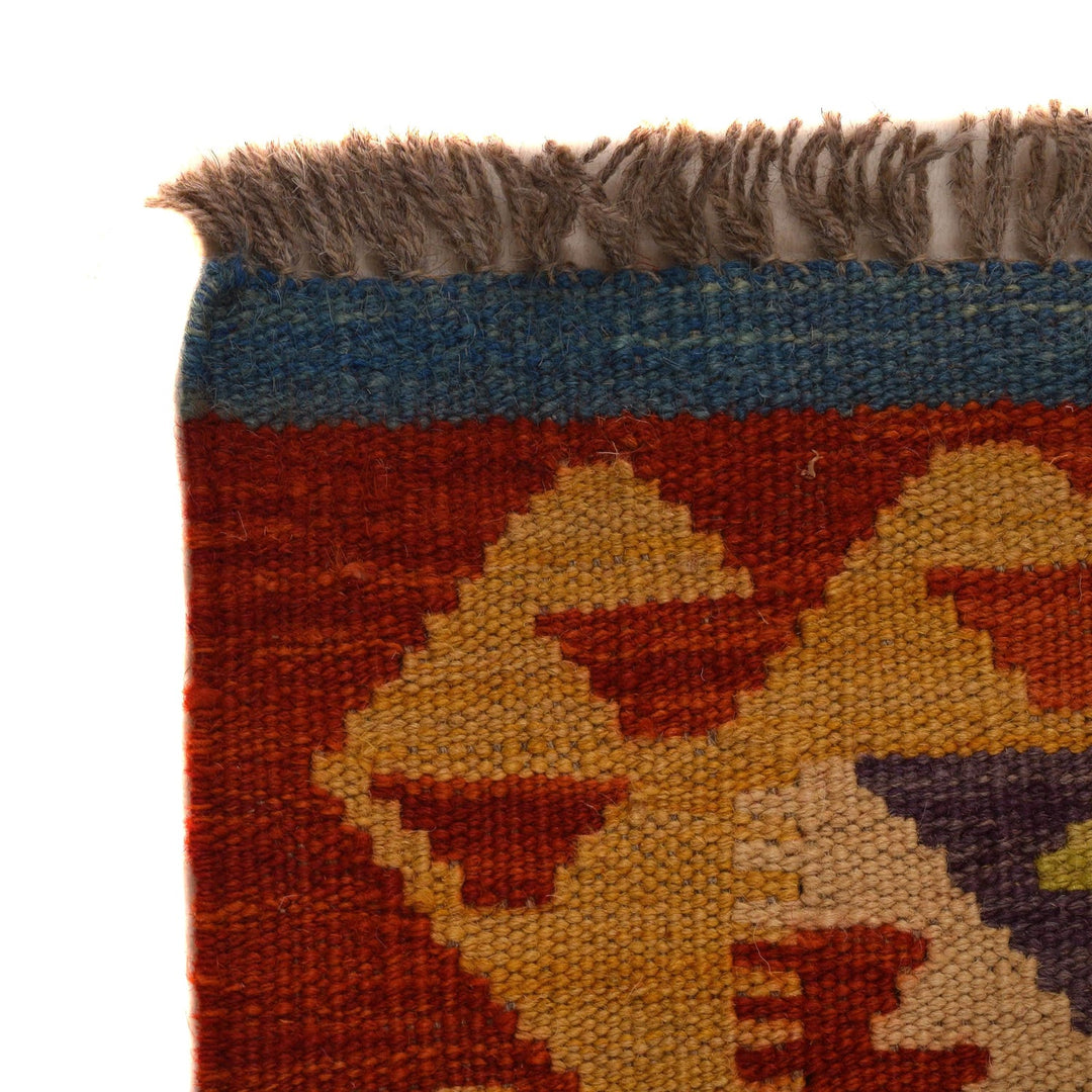 Handmade Afghan Vegetable Kilim 3' 3" x 5' 0" - No. AL64822