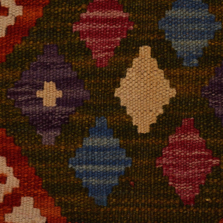 Handmade Afghan Vegetable Kilim 3' 3" x 5' 0" - No. AL64822