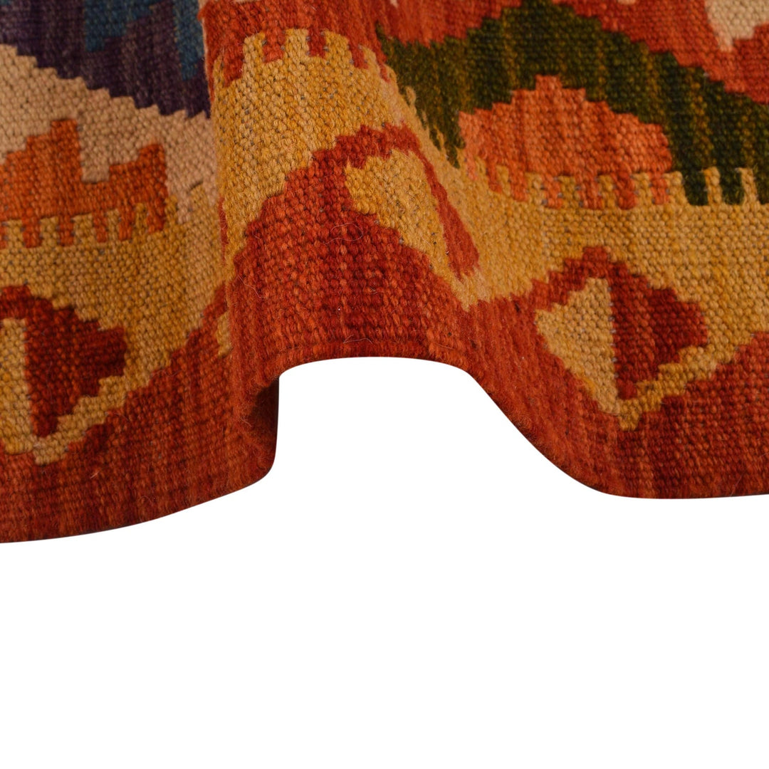 Handmade Afghan Vegetable Kilim 3' 3" x 5' 0" - No. AL64822